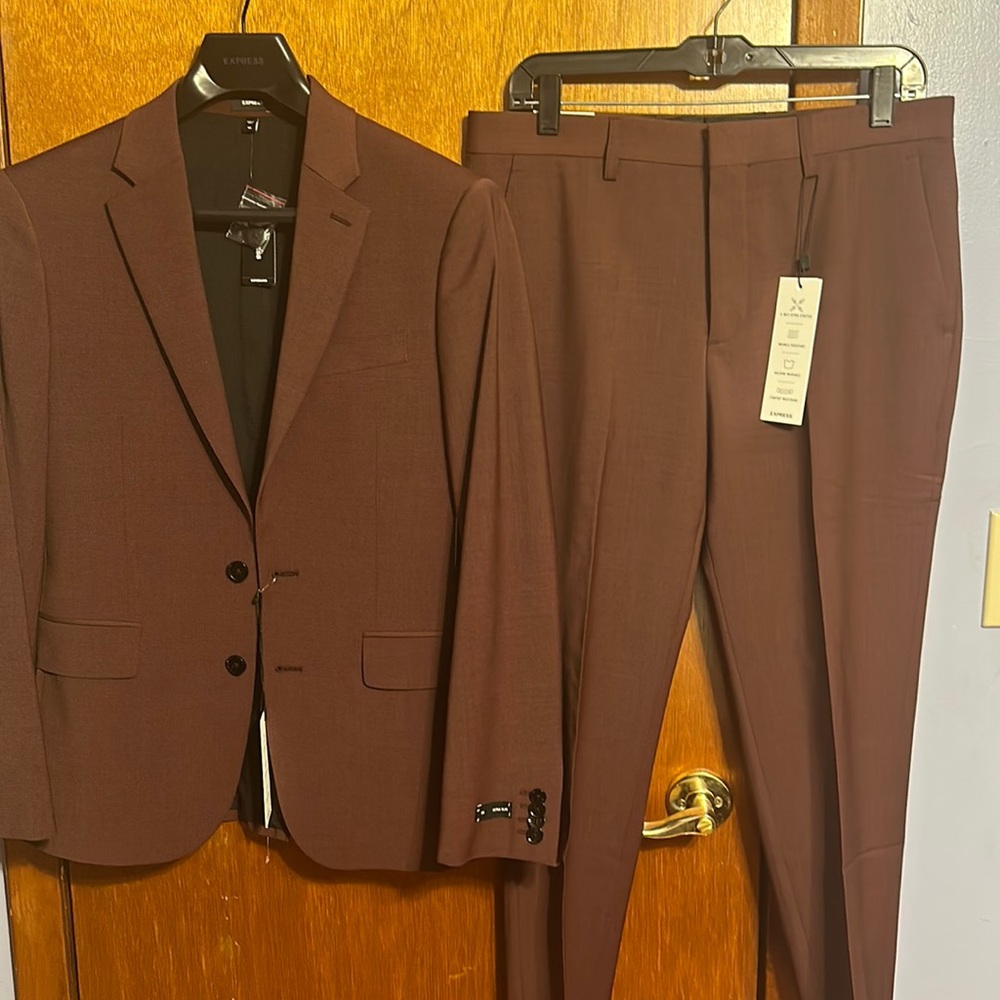 Men’s Suit Jacket and Pant Express 36S Jacket and 30x30 Pants